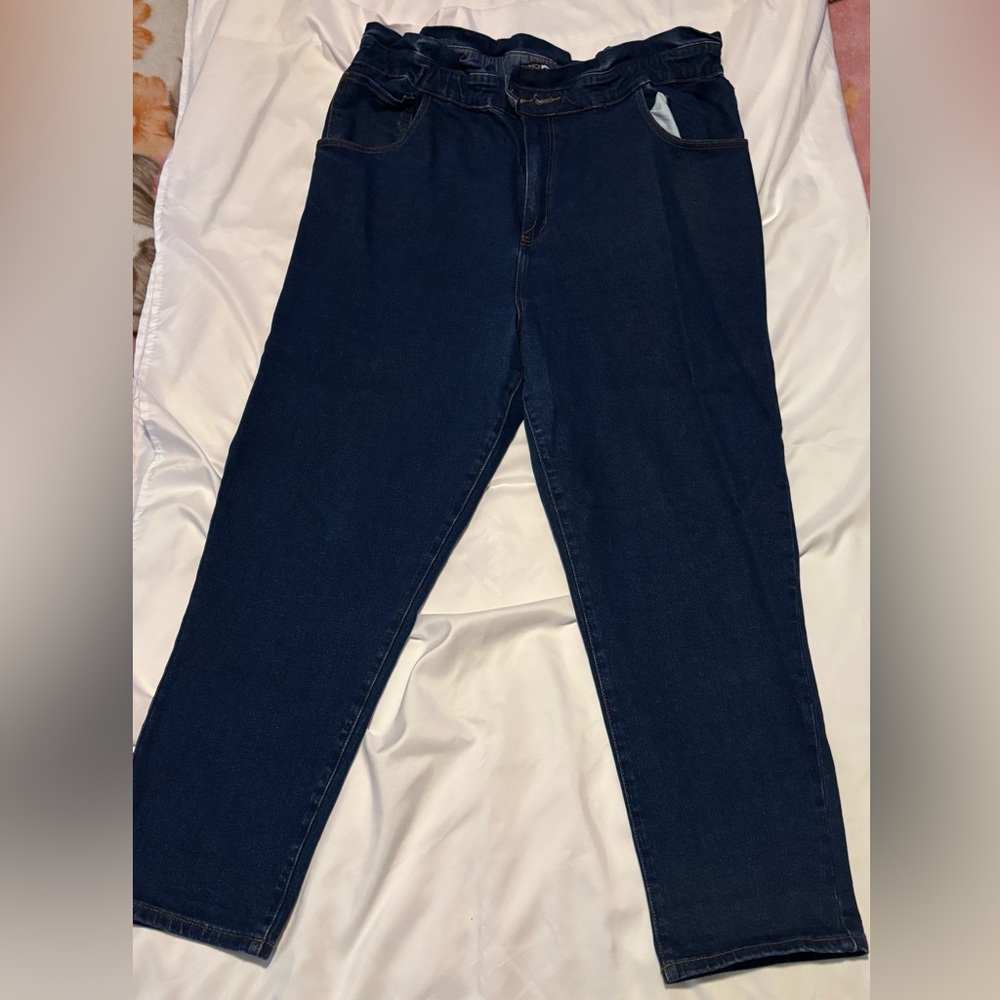 Woman Blue Jeans